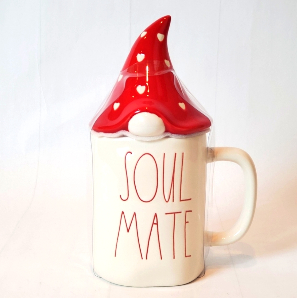Rae Dunn Gnome Soul Mate Cup NEW
